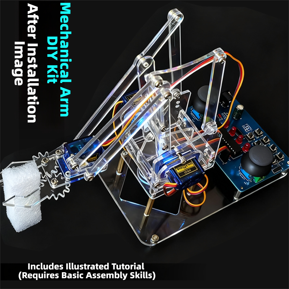 Diy Electronics Lab - Complete DIY Robotic Arm Assembly Learning