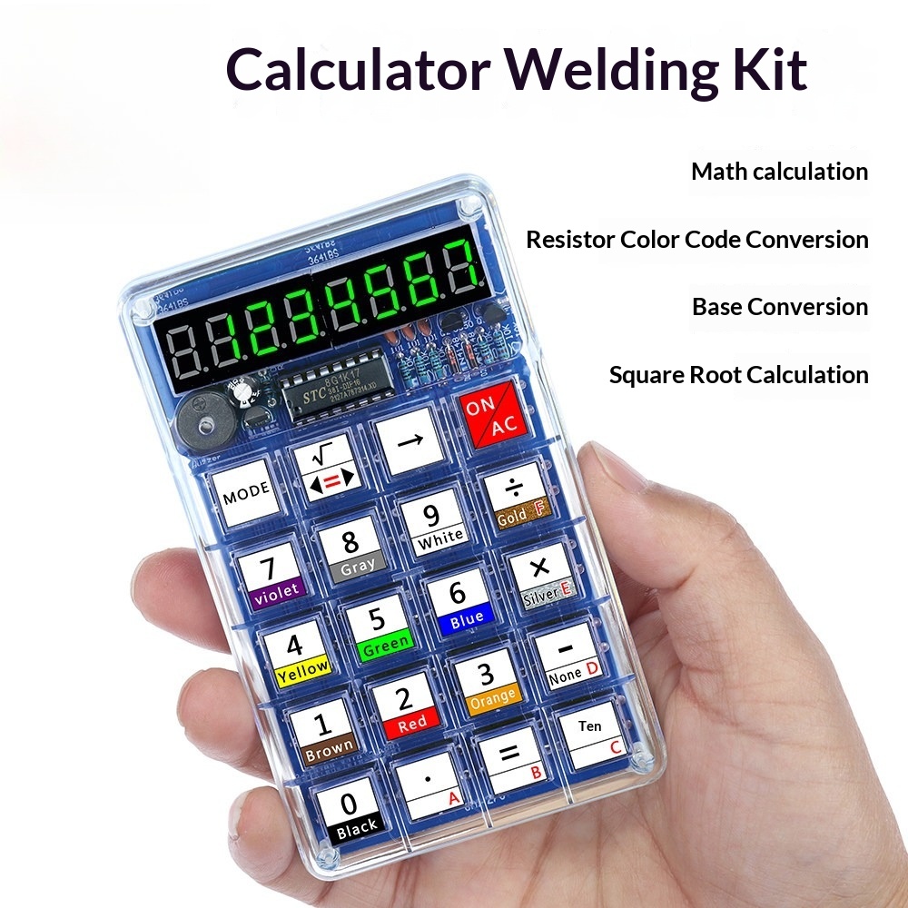 Homemade Diy Electronics - Calculator Production Kit, Electronic DIY Loose