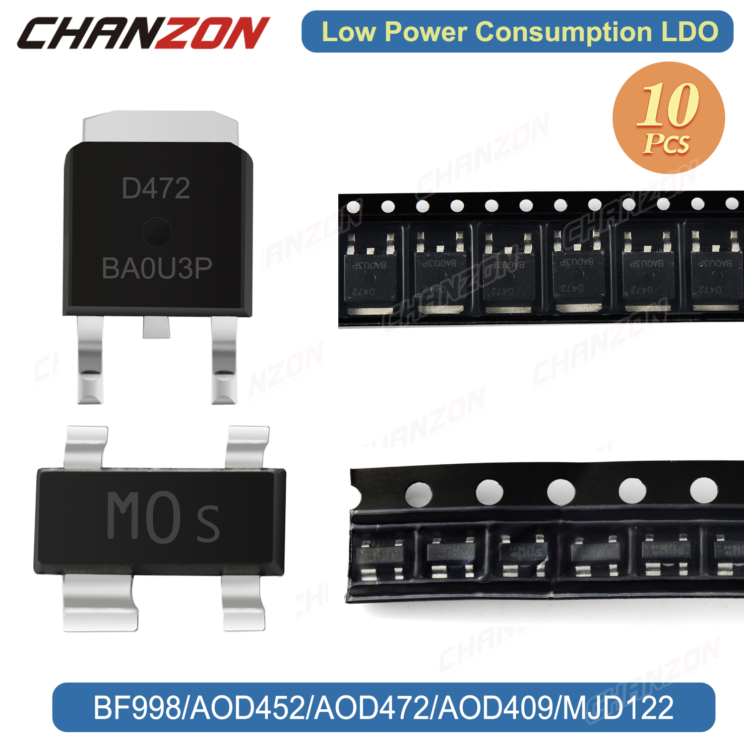 Diy Electronics Youtube Channel - 10PCS SOT-143 TO-252 BF998 AOD452 AOD472