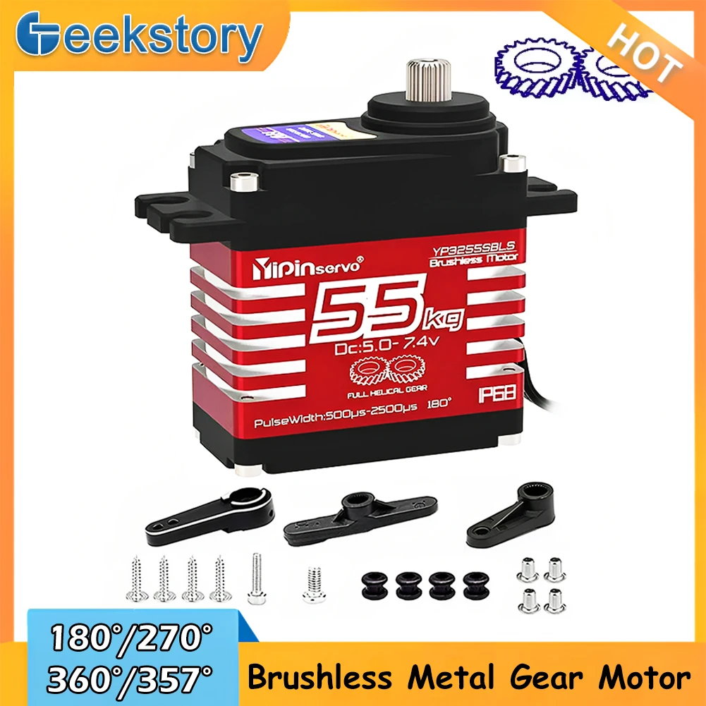 55kg Digital Servo 7.4V 180/27 - Servo Motor Sg90 review and price