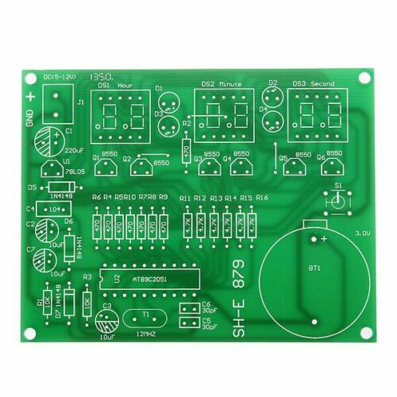 A02R! AT89C2051 6 Digital LED  - Diy Electronics Flux review and price