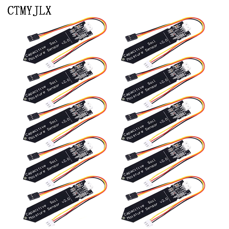 10pcs Capacitive Soil Moisture - Diy Analog Electronics review and price