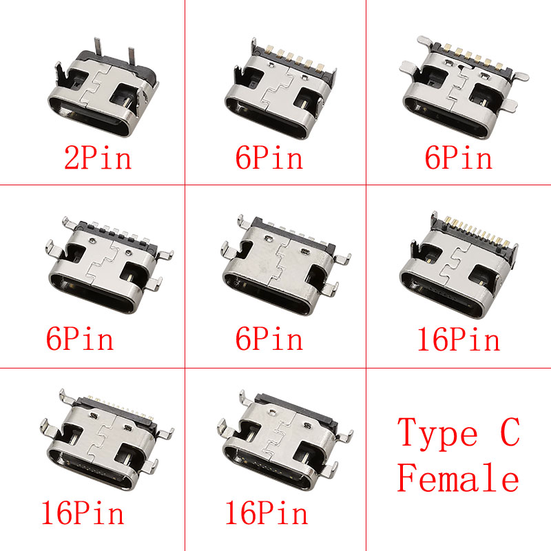 10Pcs USB Type C Female Jack C - Smd Solder Paste review and price