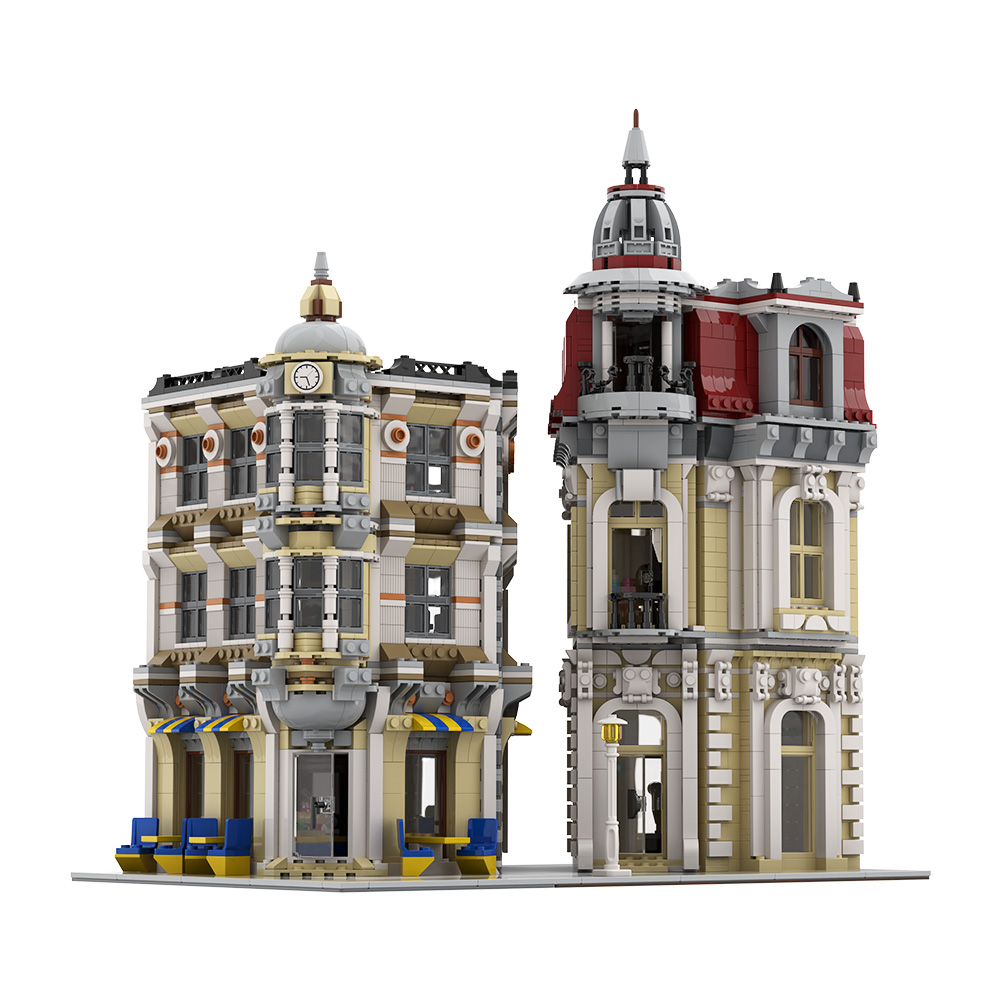 Gobricks MOC Street View Corne - Diy Electronics Market review and price