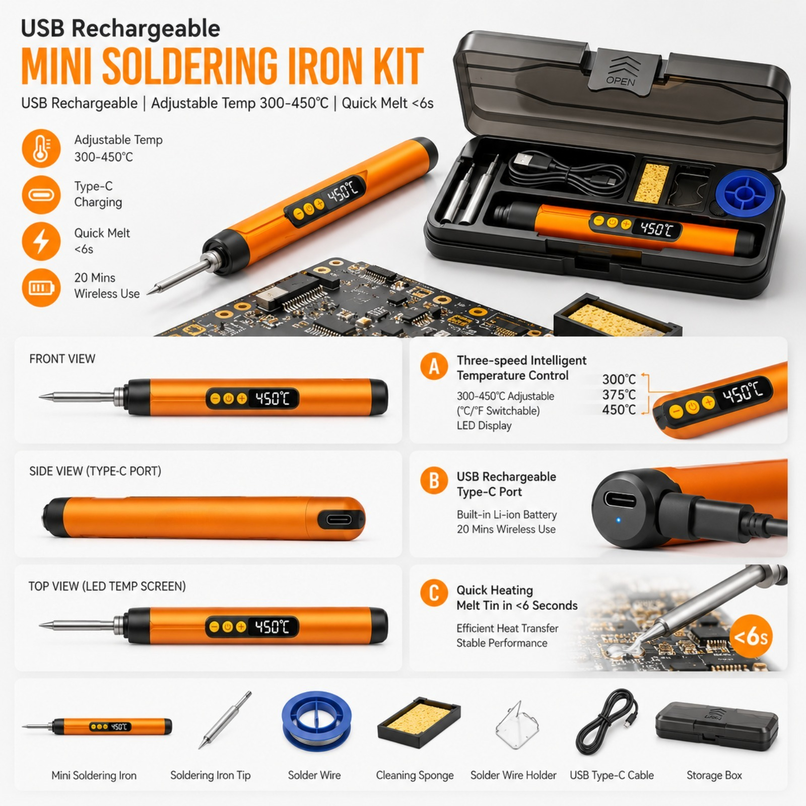 Precision Rechargeable Mini So - Diy Electronics Lab review and price