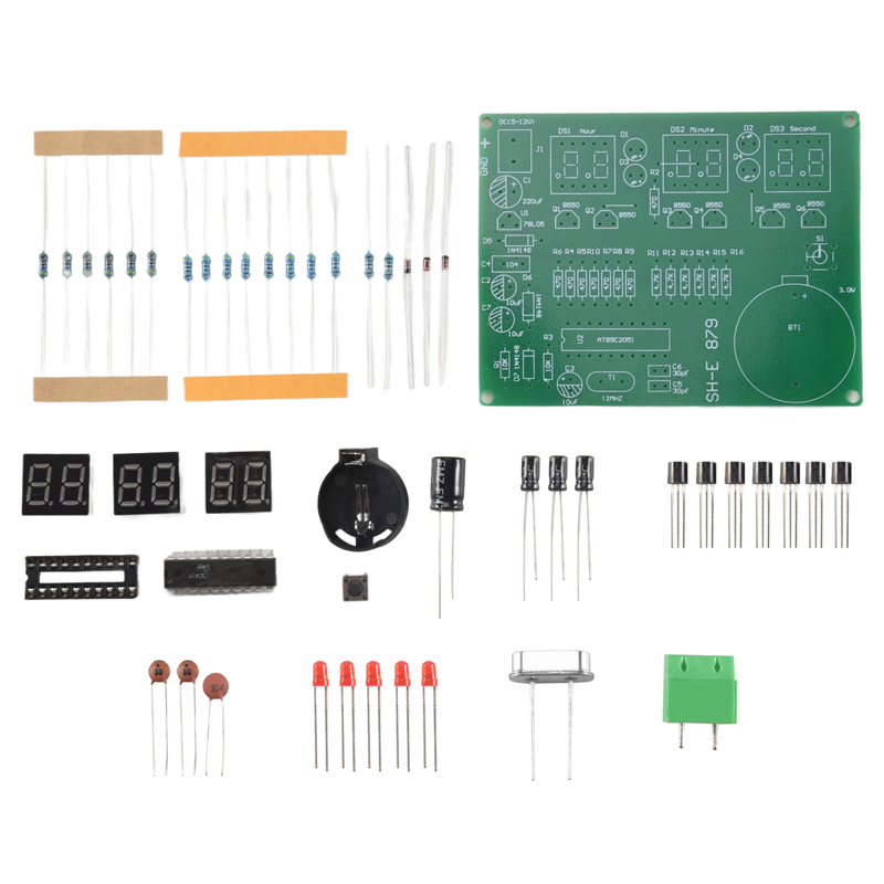 Stylish-AT89C2051 6 Digital LE - Diy Electronics Flux review and price