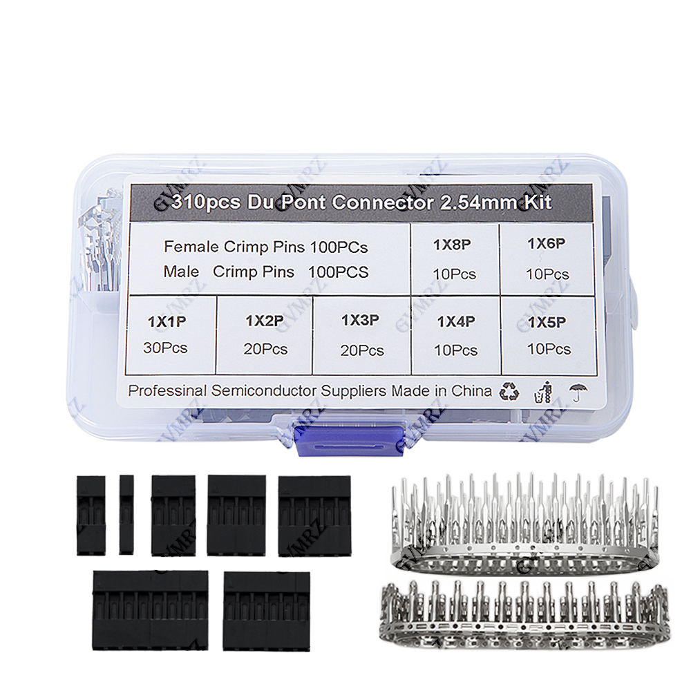 310PCS/BOX 2.54mm Male+Female  - Diy Electronics Wire review and price