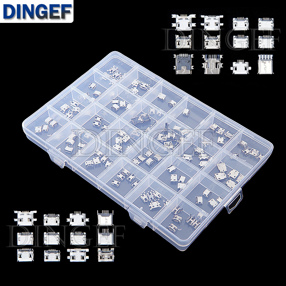 120Pcs Micro USB Connector Kit - Smd Solder Paste review and price