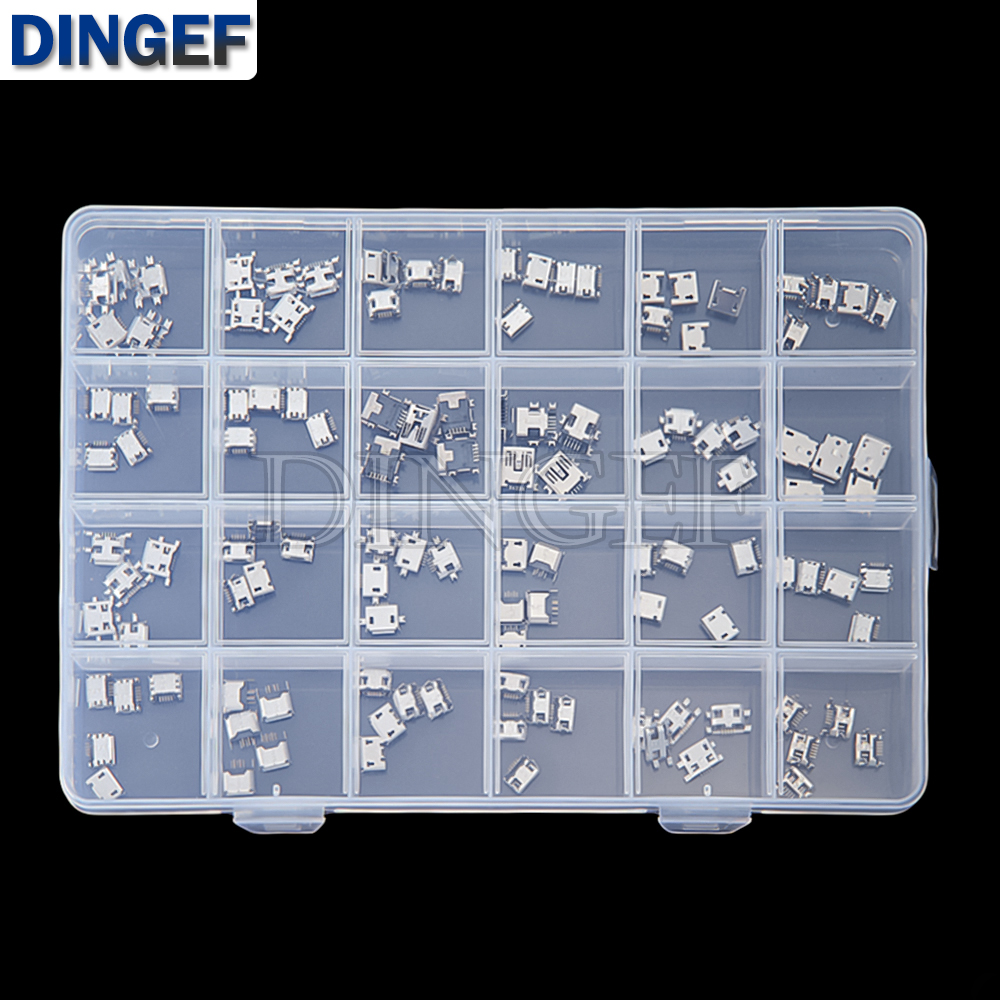 120Pcs Micro USB Connector Kit - Smd Solder Paste review and price