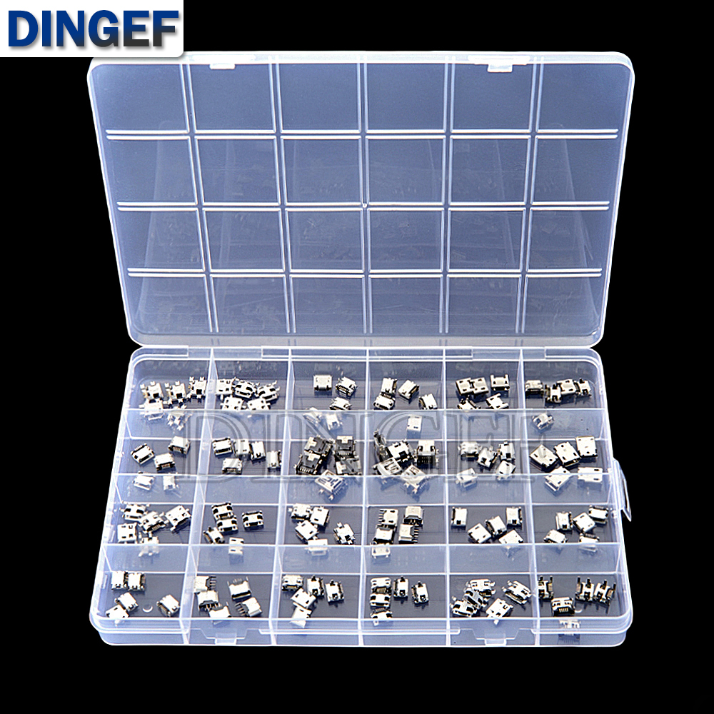 120Pcs Micro USB Connector Kit - Smd Solder Paste review and price