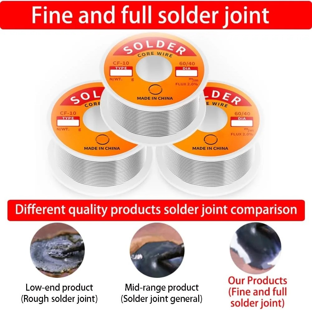 Tin Solder Wire Rosin Core 2%  - Diy Electronics Flux review and price