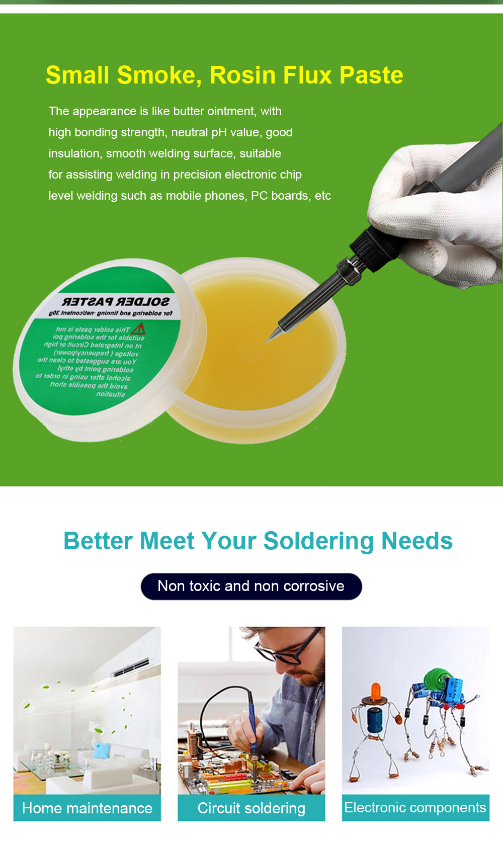 New Solder Flux for Soldering  - Diy Electronics Flux review and price
