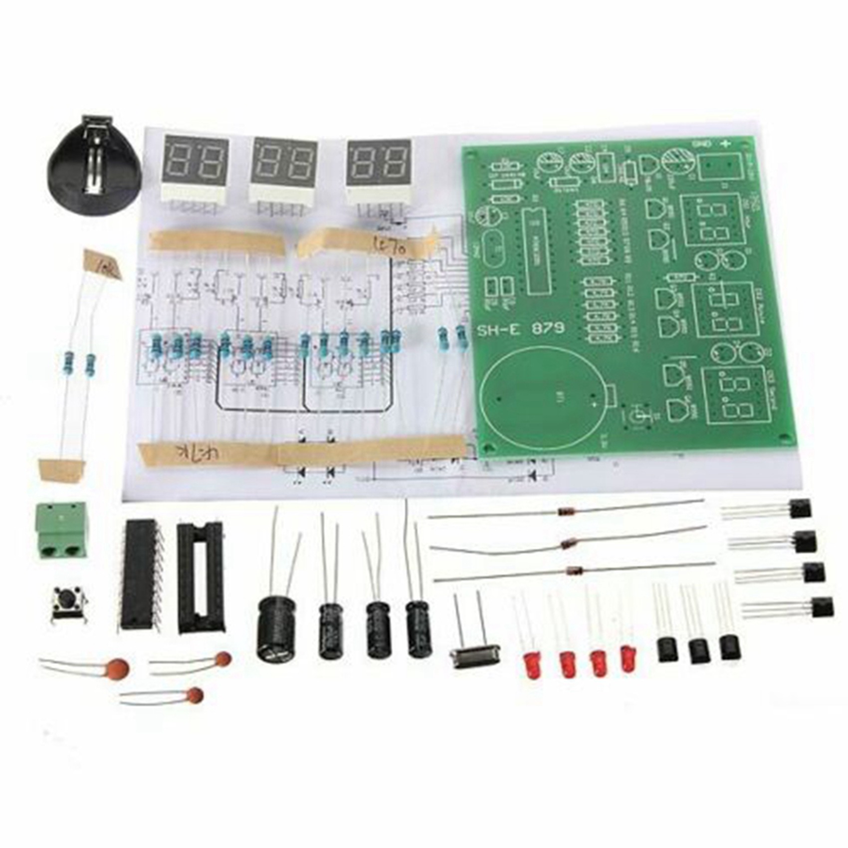 A37T-3 Set AT89C2051 6 Digital - Diy Electronics Flux review and price
