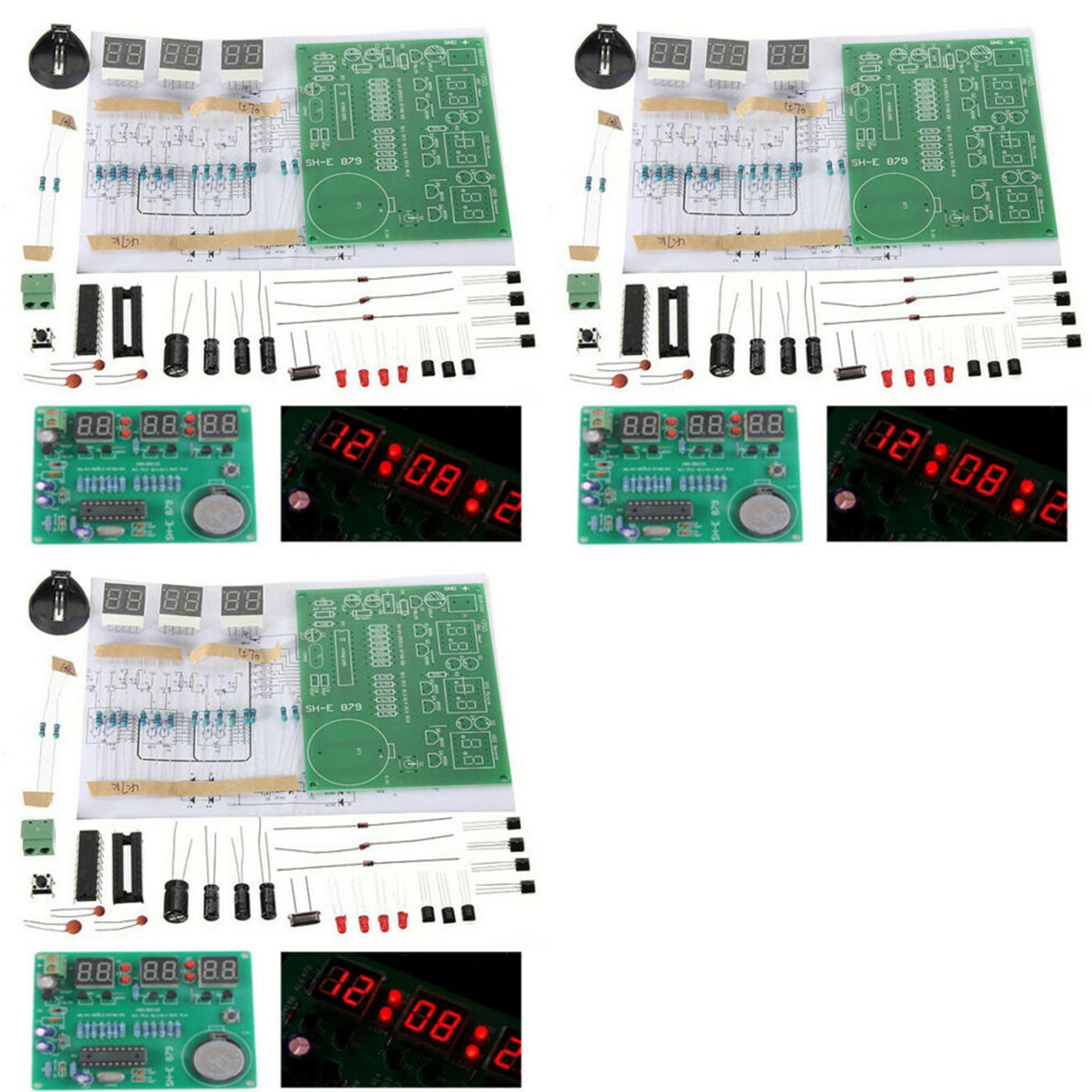 A37T-3 Set AT89C2051 6 Digital - Diy Electronics Flux review and price