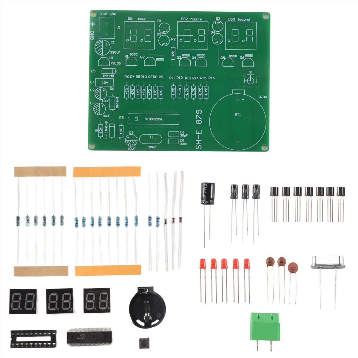 A003 AT89C2051 6 Digital LED D - Diy Electronics Flux review and price