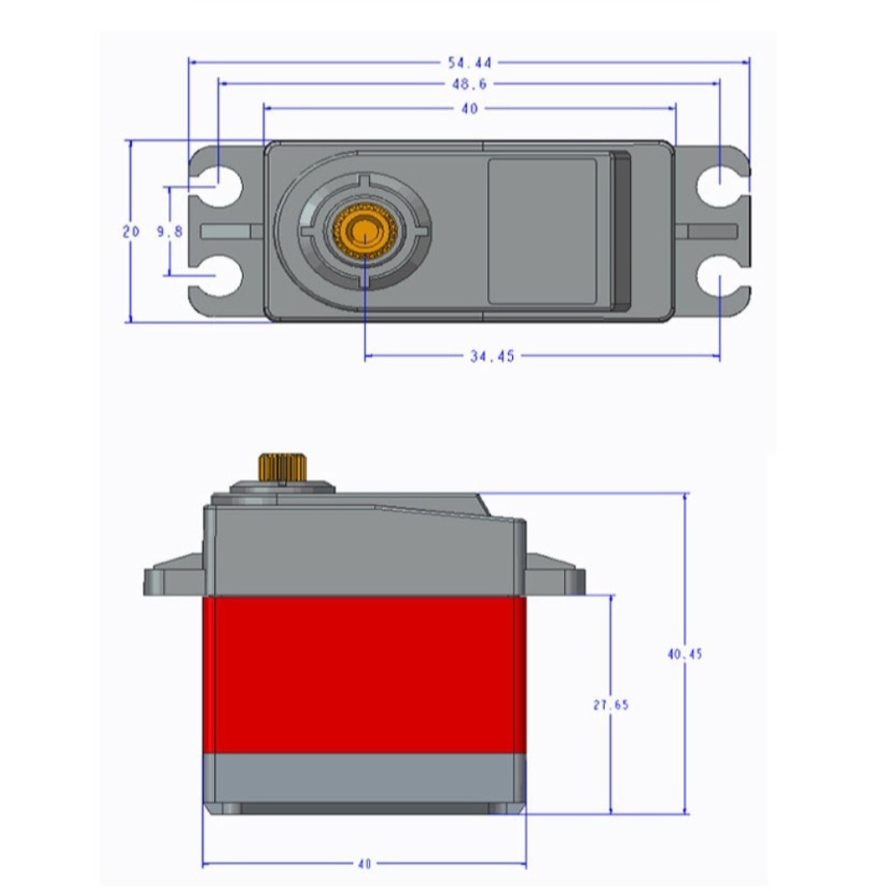 TD-8140MG RC Servo 40KG Digita - Servo Motor Sg90 review and price