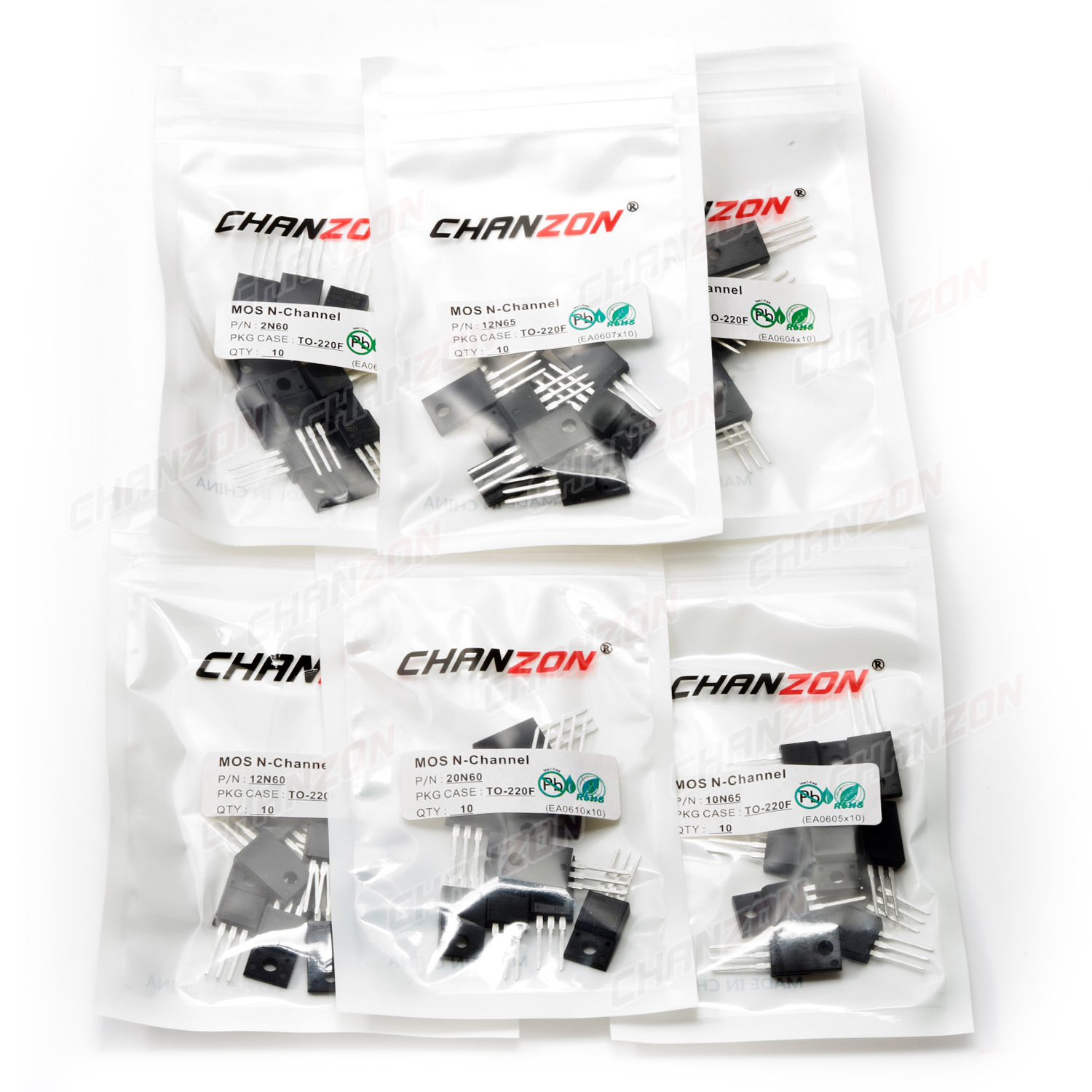 10Pcs TO-220F 20N60 6N60 7N65  - Diy Electronics Youtube Channel review and price