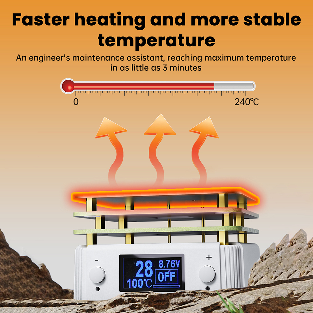 65W SMD Mini Hot Plate Preheat - Smd Solder Paste review and price
