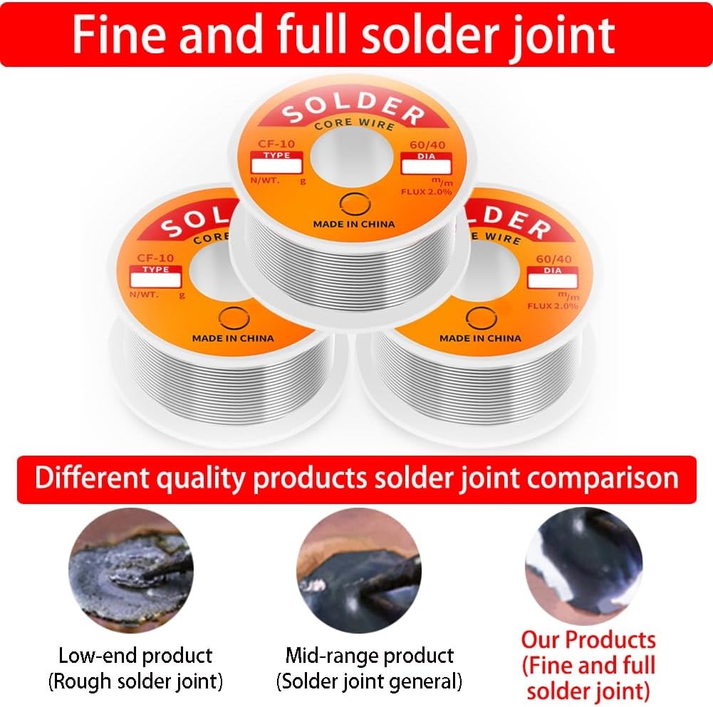 Tin Solder Wire Rosin Core 2%  - Diy Electronics Flux review and price