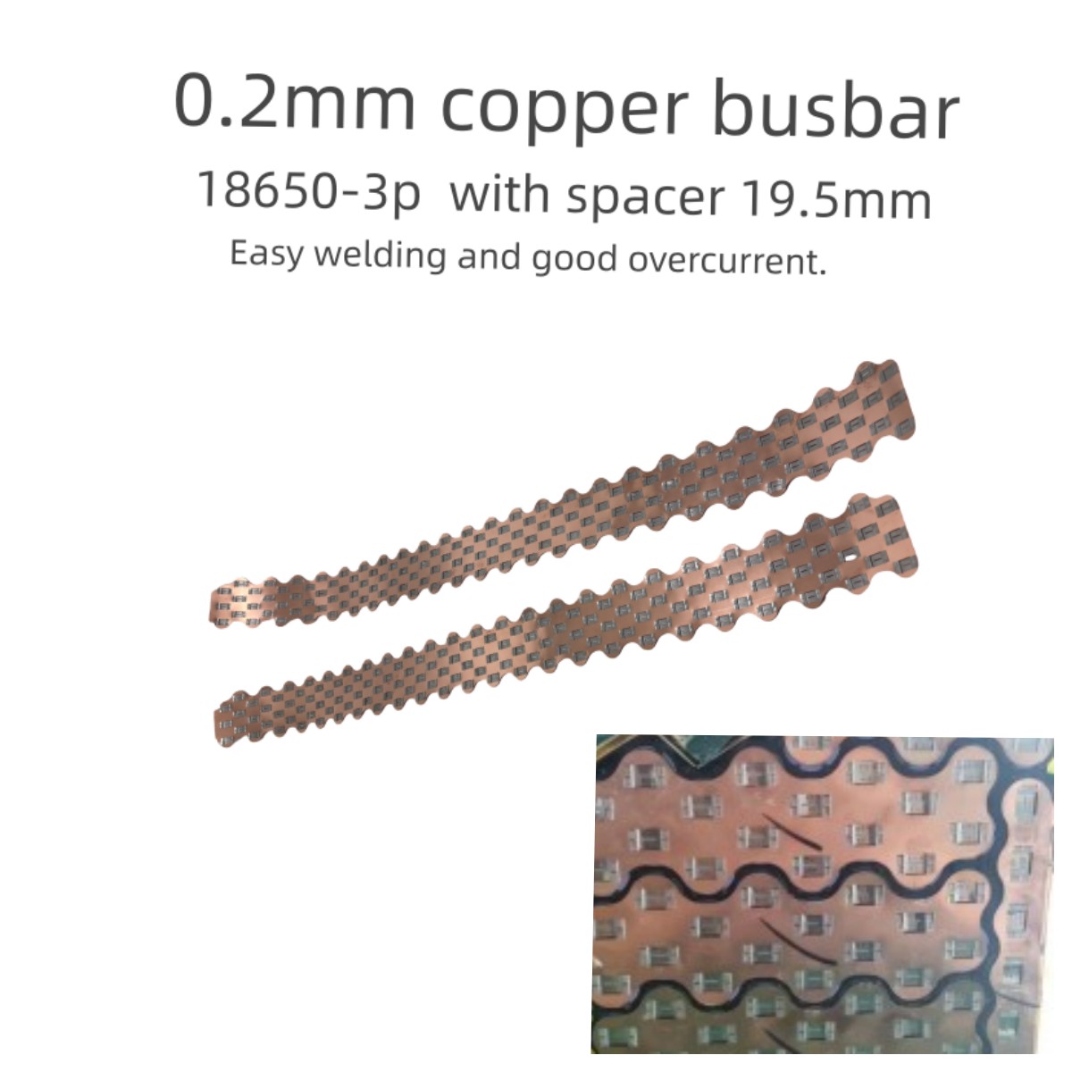 18650-3P W Style Copper Busbar - Diy Electronics Market review and price