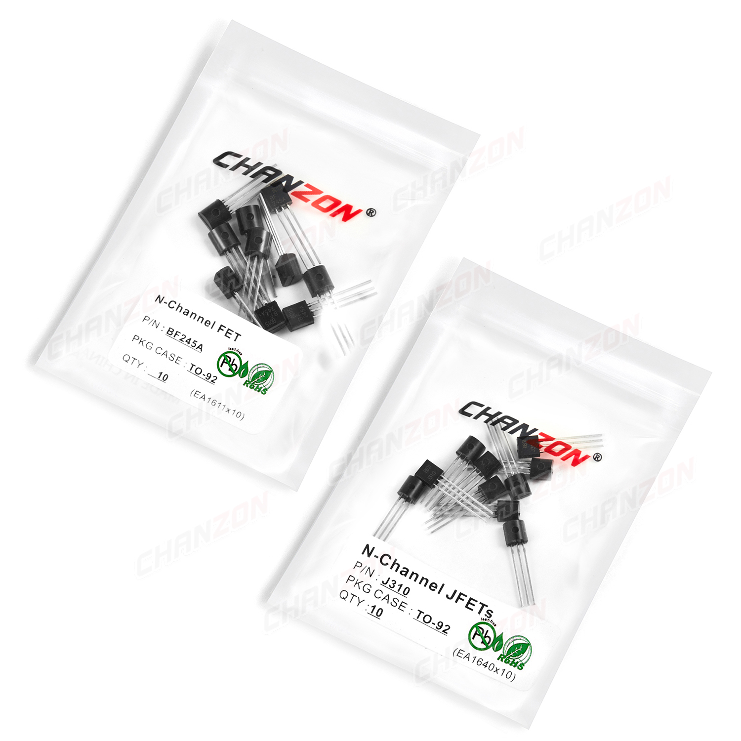 10Pcs  F245A J310 2N5457 TO-92 - Diy Electronics Youtube Channel review and price