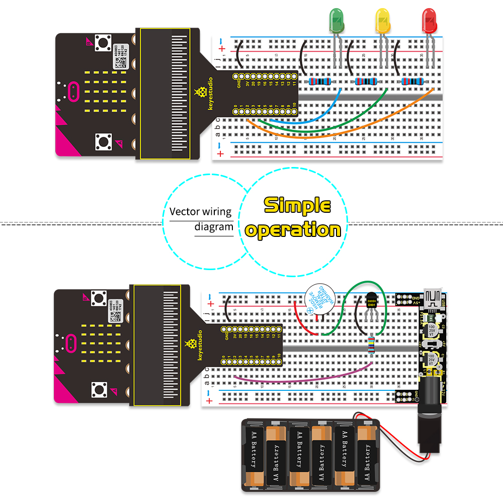 Keyestudio Micro:bit V2 Basic  - Diy Electronics Basics review and price