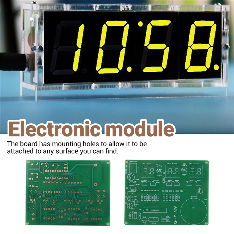 AT89C2051 6 Digital LED Displa - Diy Electronics Flux review and price