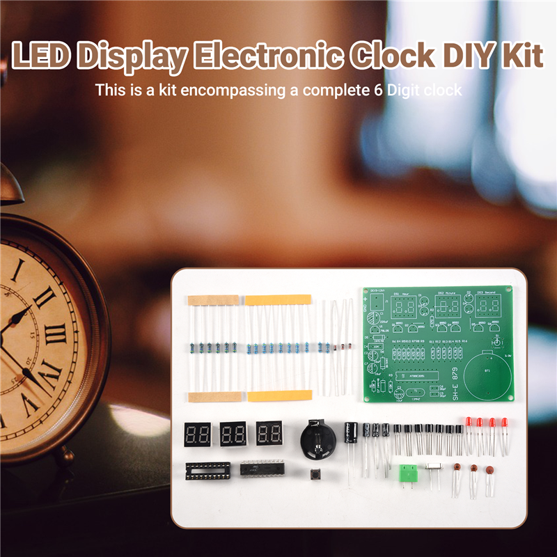 AT89C2051 6 Digital LED Displa - Diy Electronics Flux review and price