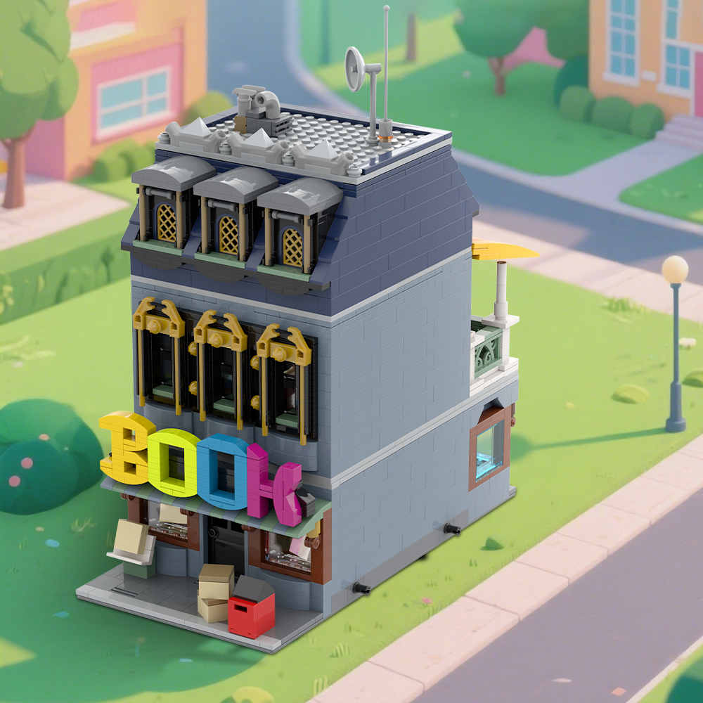 Gobricks MOC Little Bookshop B - Diy Electronics Market review and price