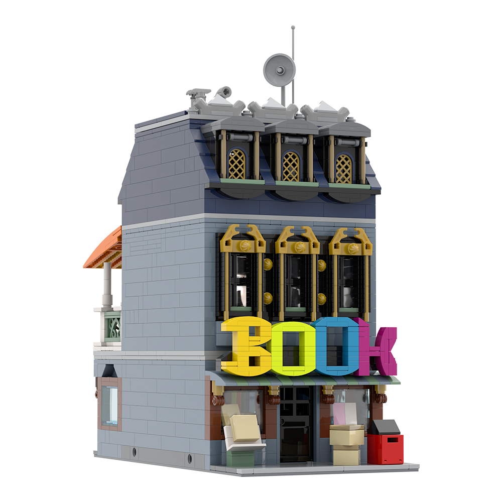 Gobricks MOC Little Bookshop B - Diy Electronics Market review and price